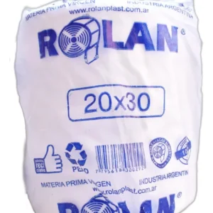 bolsa de arranque 20x30 rolan plast