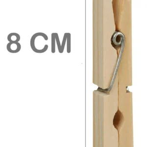 broches de madera x 12 u.