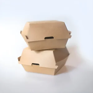 caja de hamburguesa simple