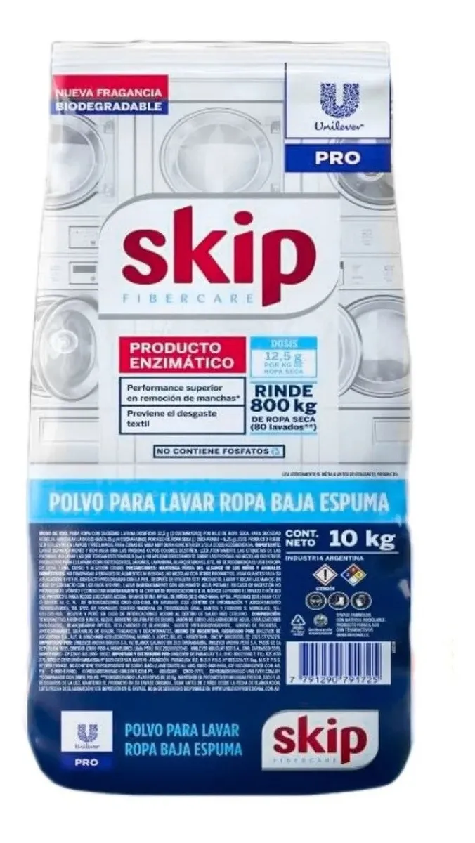 jabon skip baja espuma 10 kg jabon skip baja espuma 10 kg