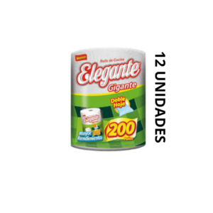 rollo de cocina 3 x 200 paños x 12 unid