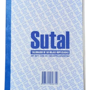talonario sutal grande