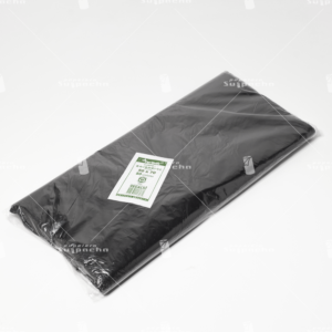 bolsa e commerce negro con adhesivo 50x70